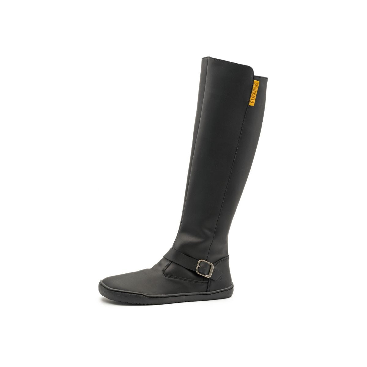 Botas Altas Barefoot Flexinens Piel Negro 9090-X